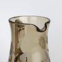 Vintage carafe, smoked glass, 1950s 4