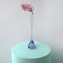 Vintage Blumenvase Kristall 1970er  3