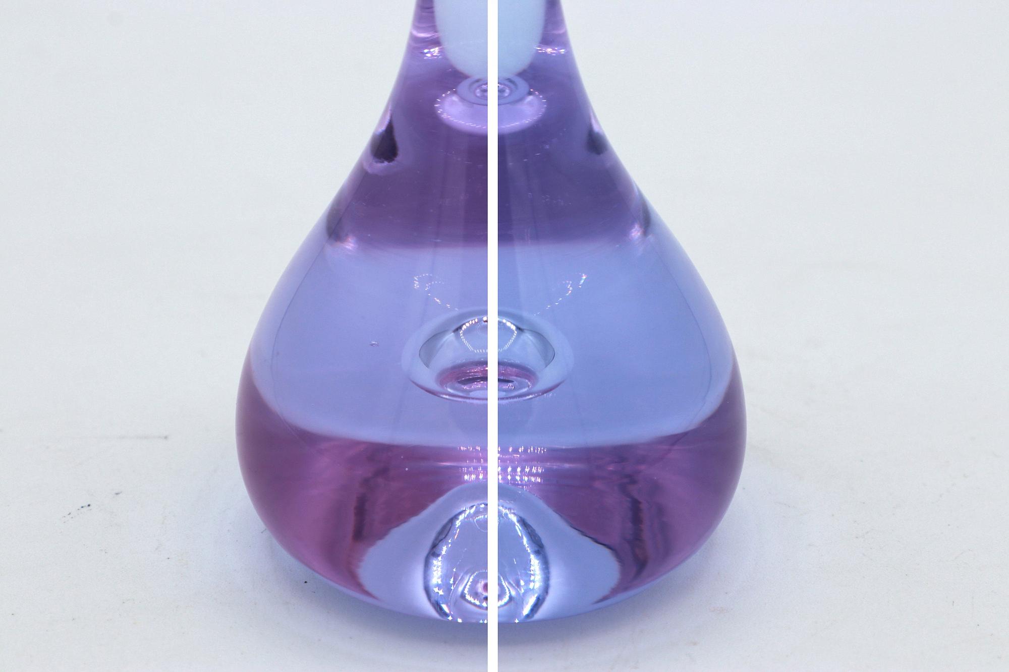 Vintage Blumenvase Kristall 1970er  4