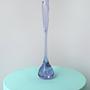 Vintage Blumenvase Kristall 1970er  5