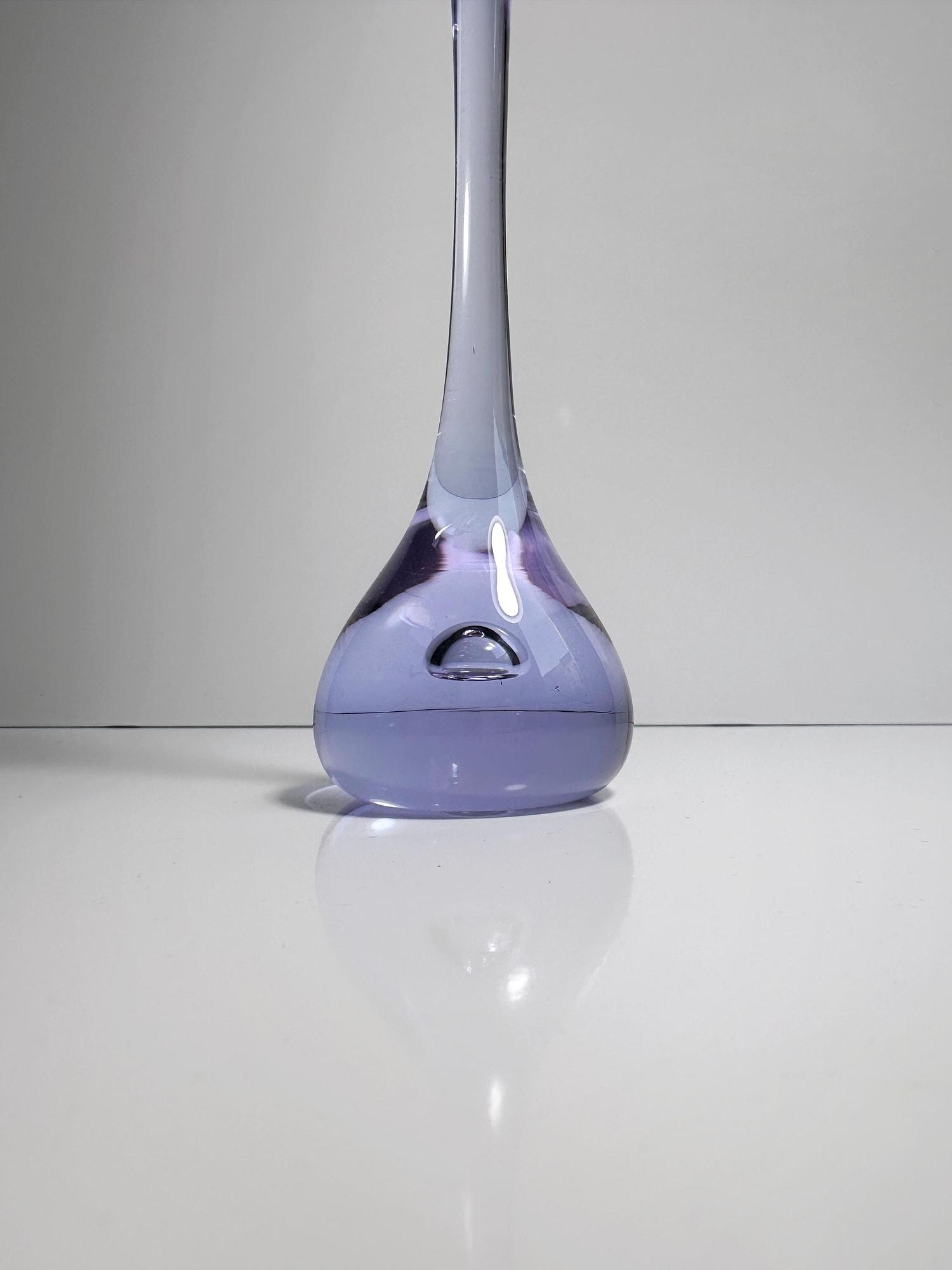 Vintage Flower Vase Crystal 1970s 1