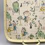 Tray with handles 1950s 3