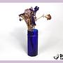 Vintage Vase Kobaltblau Glas 1990er Jahre 3