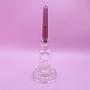 Vintage candlestick glass 1980s 4