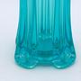 Vintage Vase Glass Turquoise 1958 4