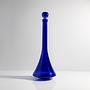 Vintage Postmodern Karaffe Blau 1980er Jahre 0