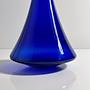 Vintage Postmodern Karaffe Blau 1980er Jahre 3