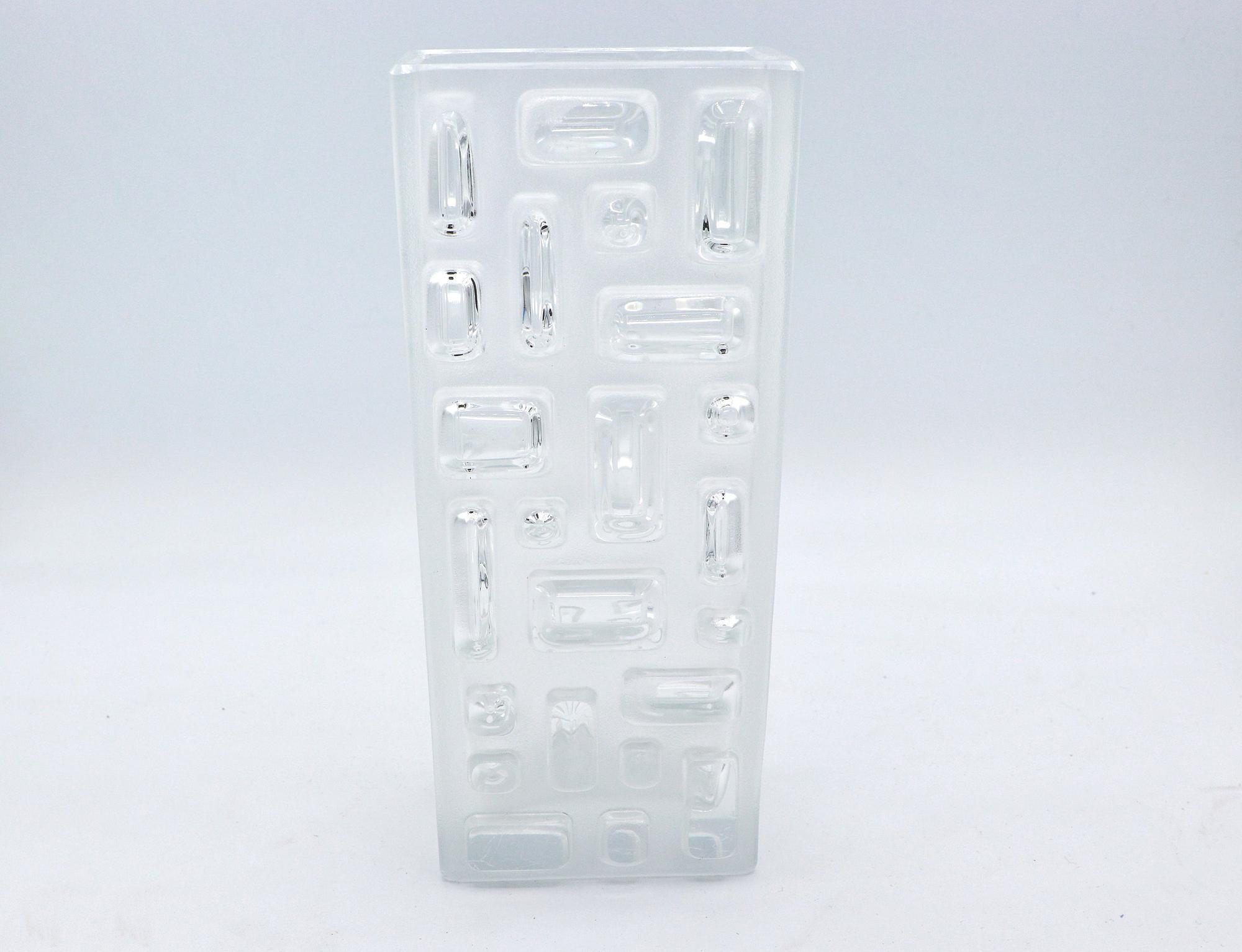 Vintage Brutalist Blumenvase Schweden 1970er Jahre 3
