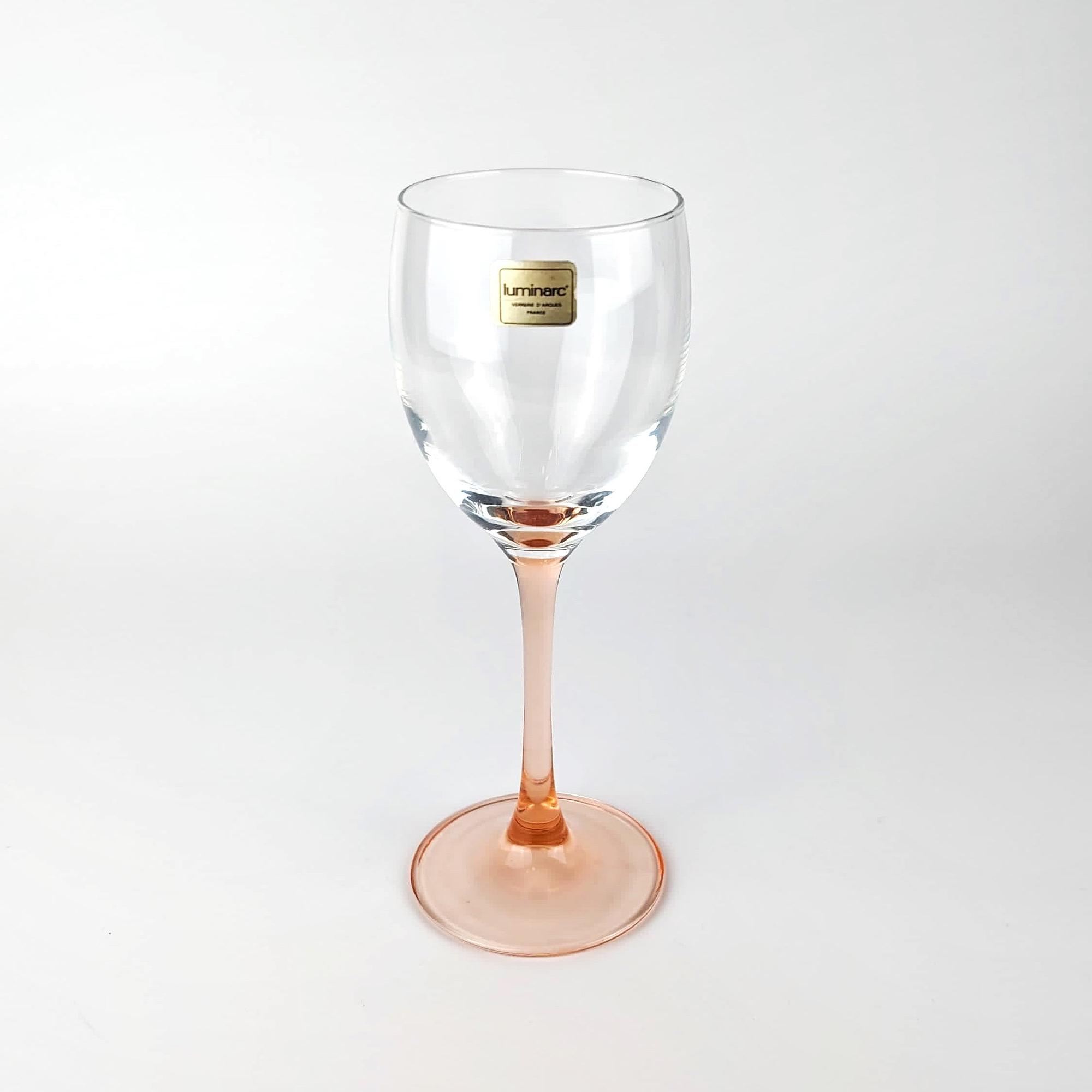 6x wine glass 1980s 1