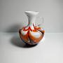 Vintage Vase Milchglas 1970er Jahre 0