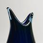 Vintage Vase Muranoglas Dunkelblau 3