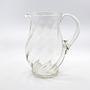 Mid-Century Modernist Water pitcher Glass 1950s 6