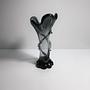 Vintage Art Nouveau Vase Glass 1900s 0