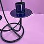 Vintage Postmodern Candlestick Metal 1990s 5
