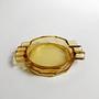 Vintage Art Deco Ashtray Yellow 1930s 4