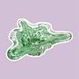 Vintage ashtray Murano glass green 1970s 9