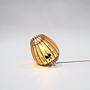 Atome Tischlampe Holz 21cm 2