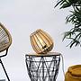 Atome Tischlampe Holz 21cm 3