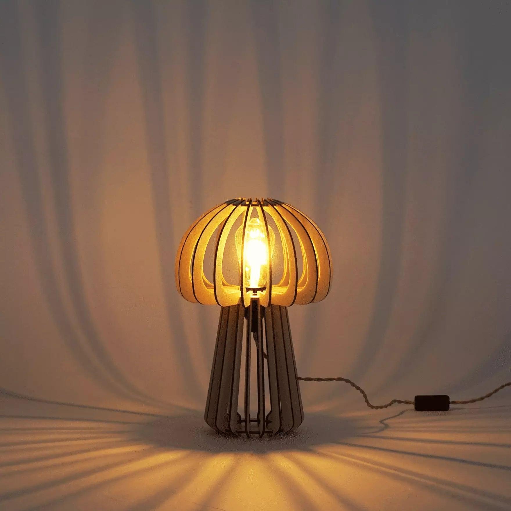 Alma Tischlampe Holz 20cm 1