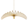 Aigle Lampada a sospensione legno bianco 80cm 3