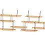 Link Duo Wandregal Buchenholz Stahl Natur 1