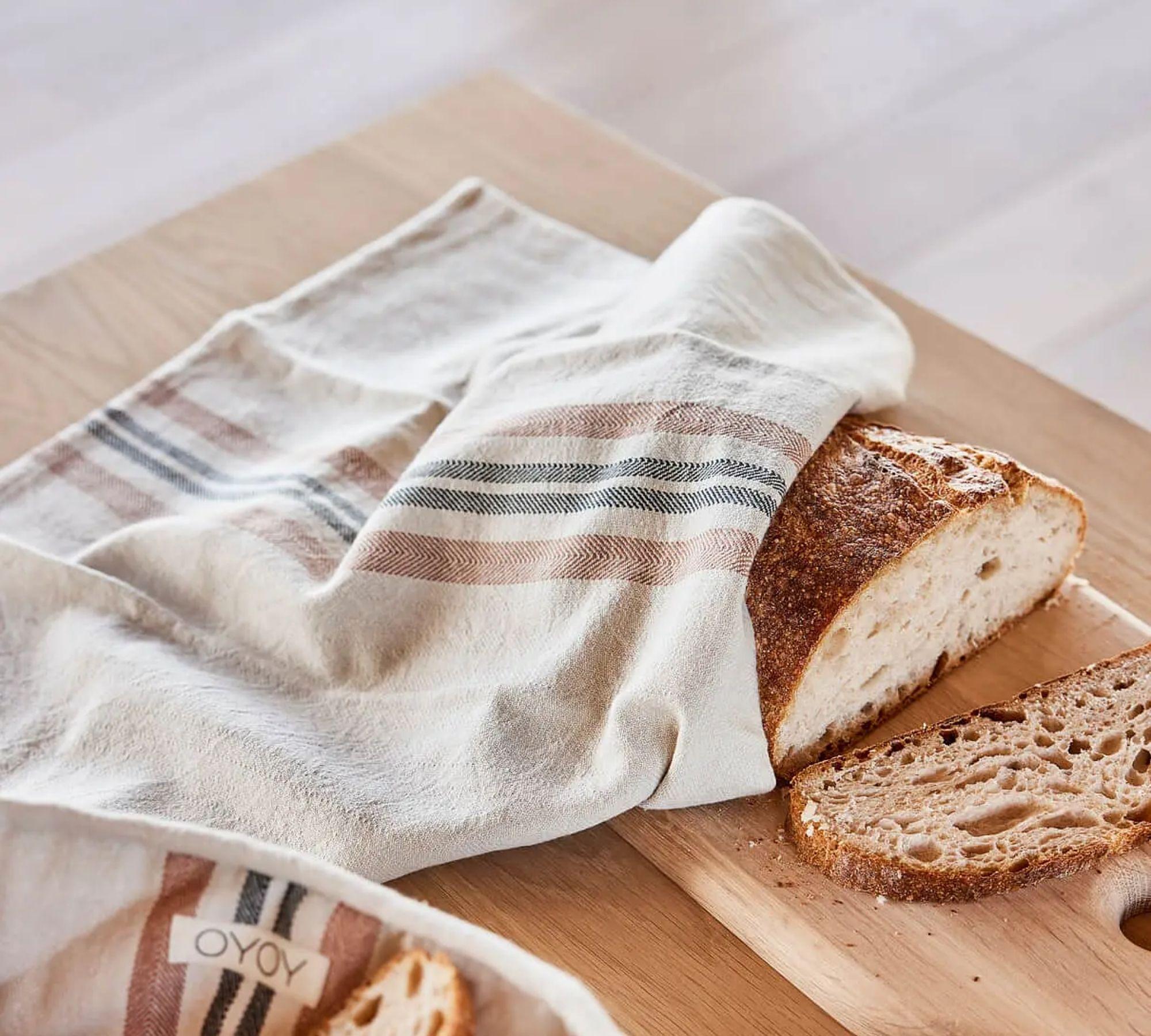 2x Linu Dish towel Organic cotton Beige 1