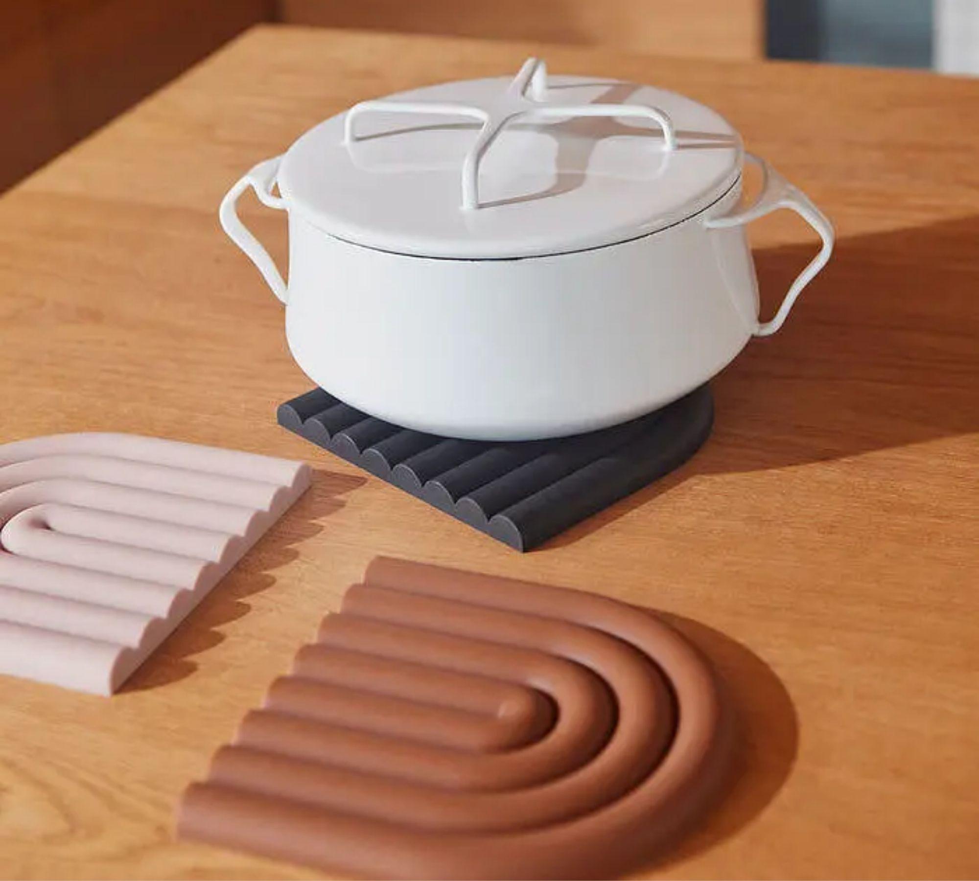 Rainbow Trivet Untersetzer Silikon Rosa 3
