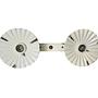 Ceiling light ceramic brass cream 1