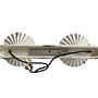 Ceiling light ceramic brass cream 3