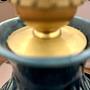 Mid-Century Modern Kabellose Vasenlampe Keramik 4