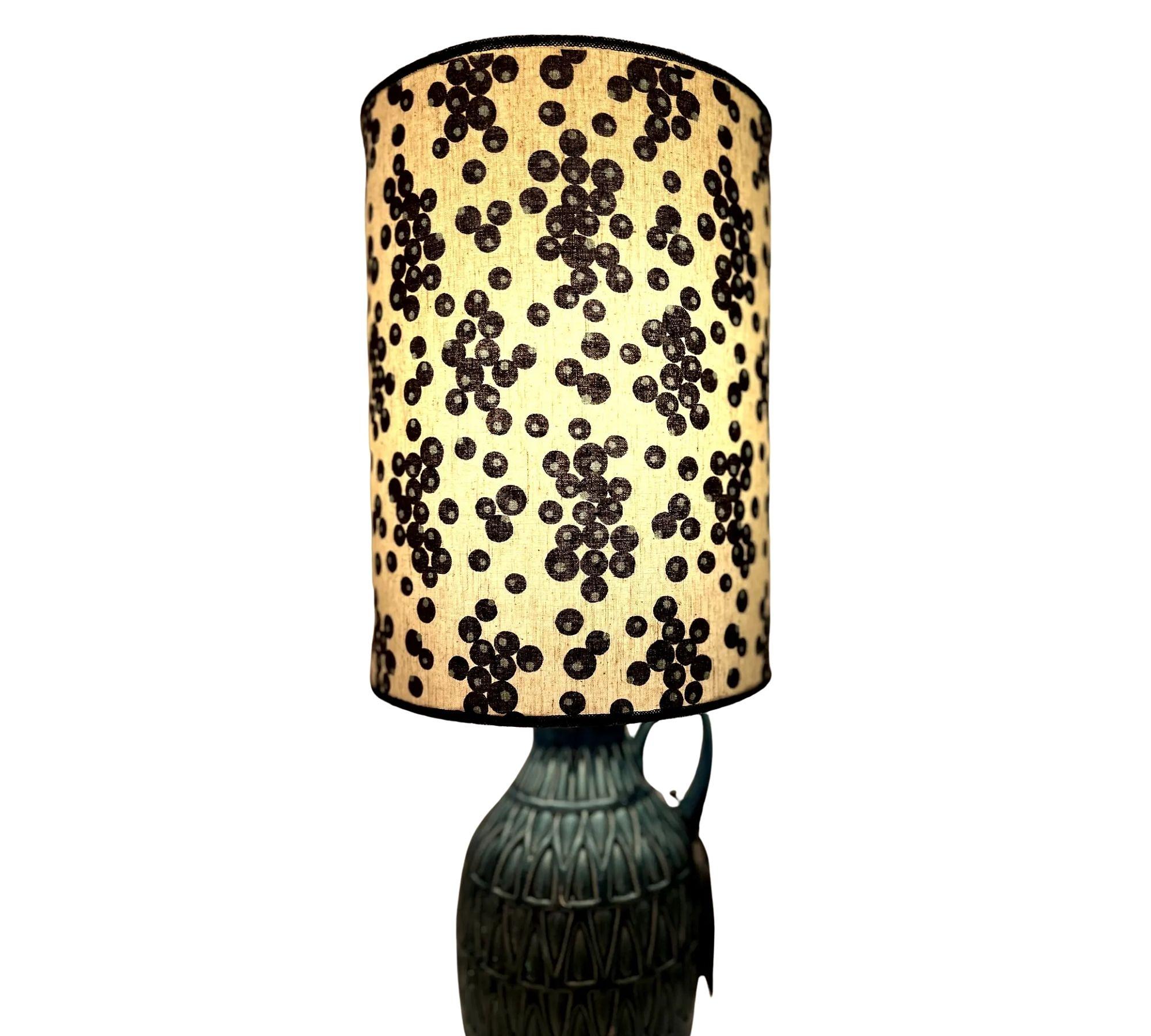 Mid-Century Modern Kabellose Vasenlampe Keramik 5