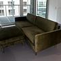 Scandinavia Sofa 3-Sitzer & Hocker Samt Dunkelgrün 0