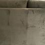 Scandinavia Sofa 3-Sitzer & Hocker Samt Dunkelgrün 4