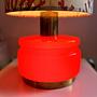 Mittelgroße Tischlampe Glas Rot 3