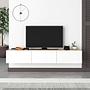 Francy Lowboard Wood Oak White 3
