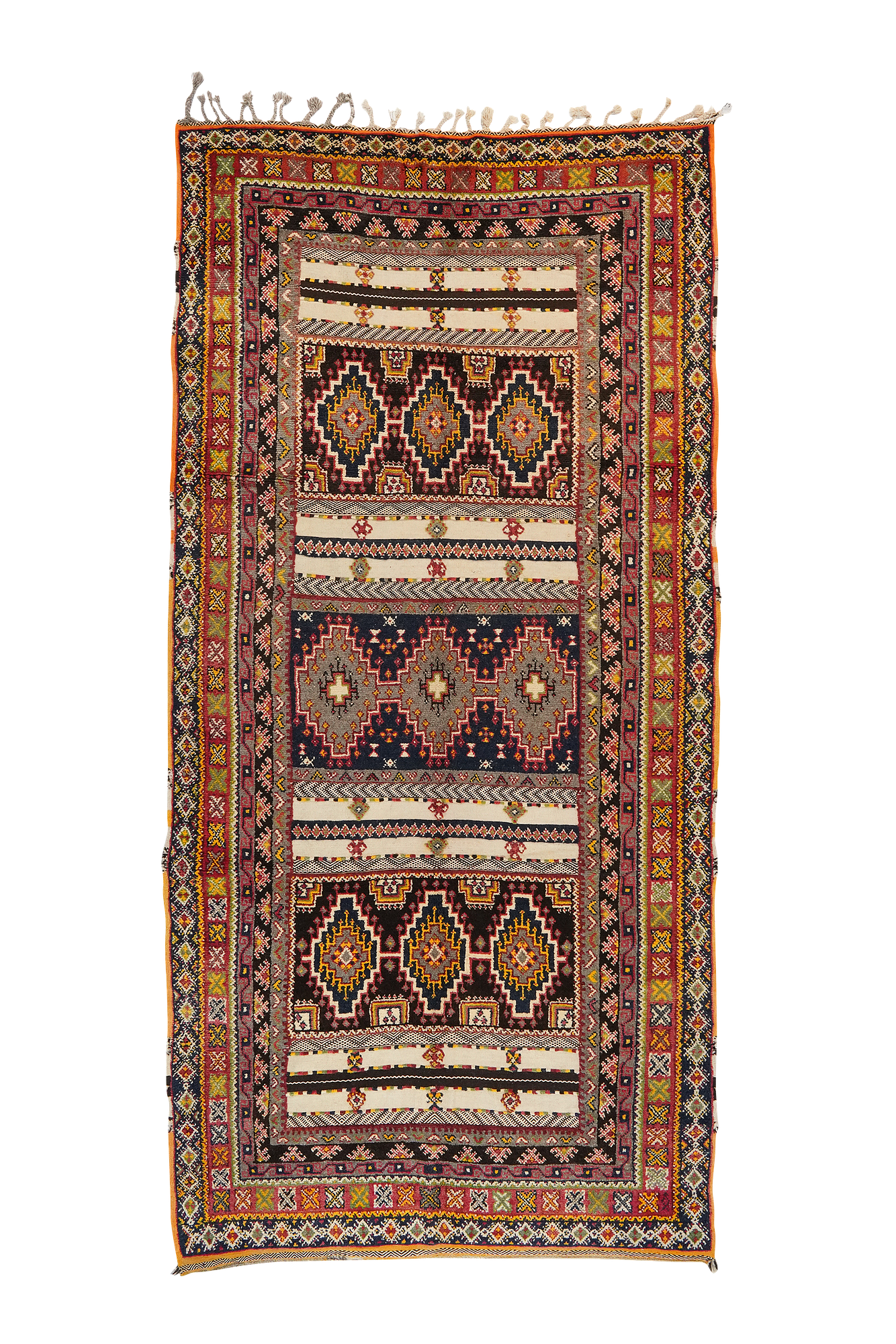 Ouzguit Teppich Braun 0