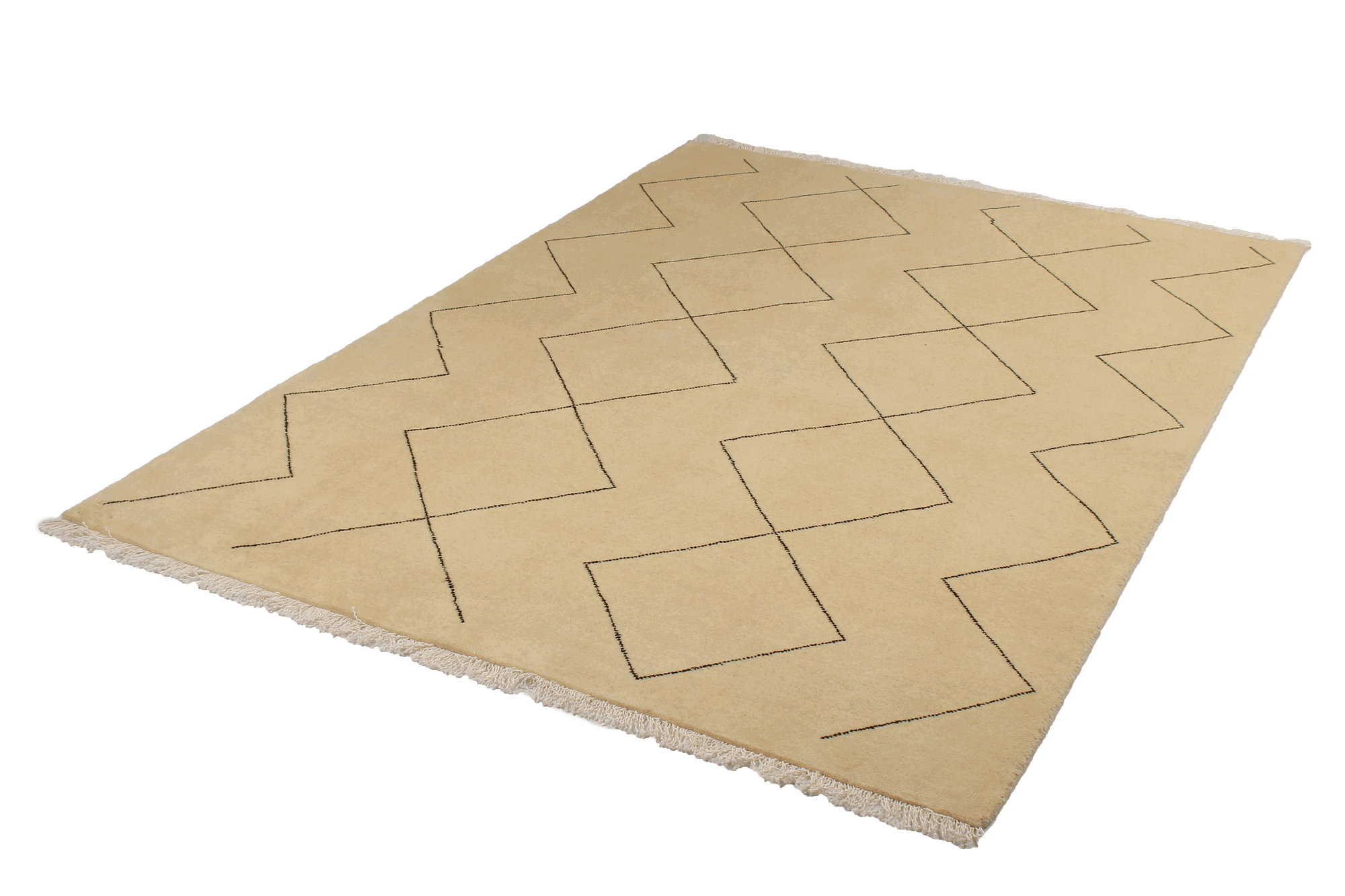 Gabbeh Basi Teppich Beige 0
