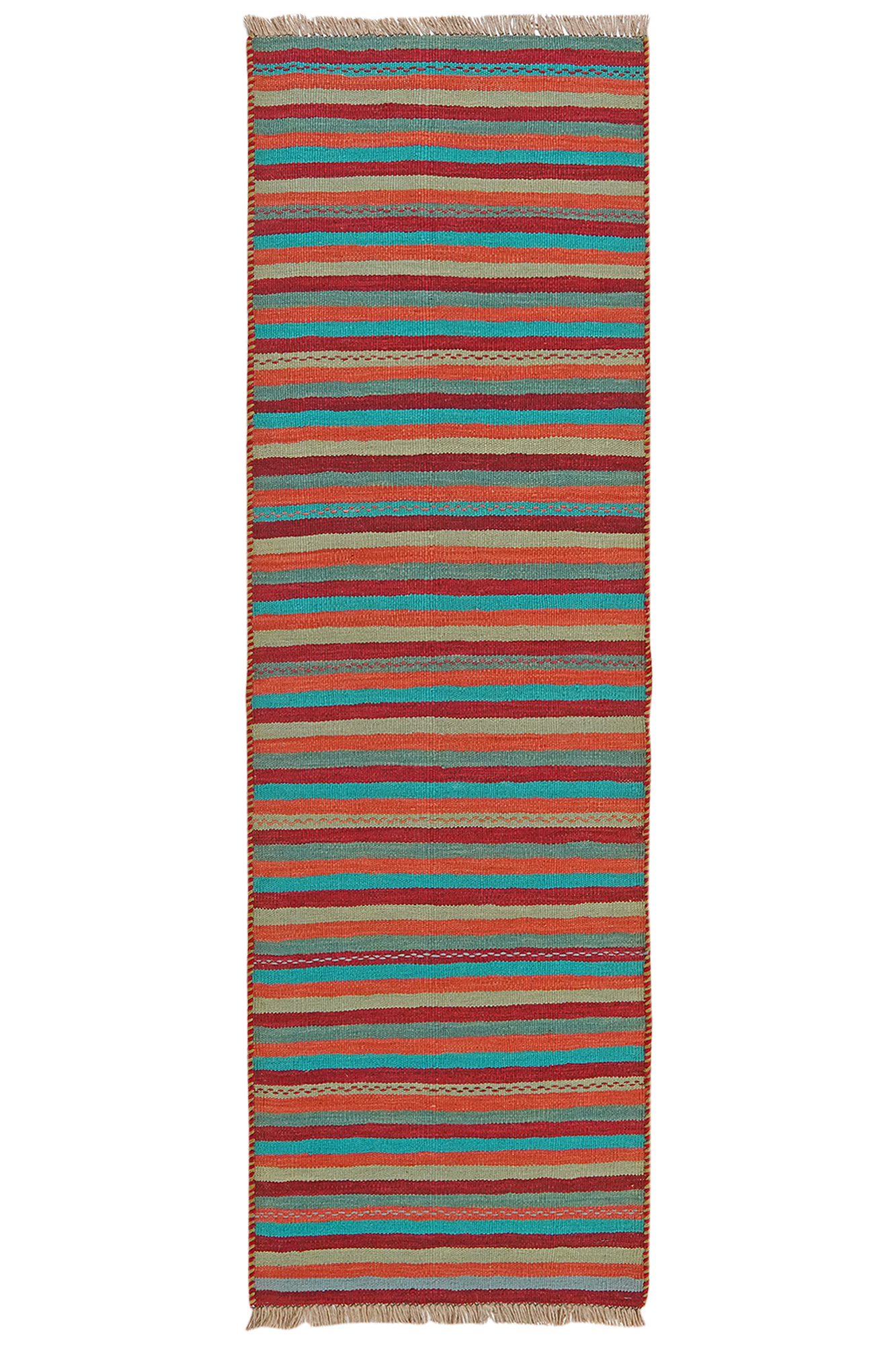 Kilim Gashgai Teppich Mehrfarbig 0