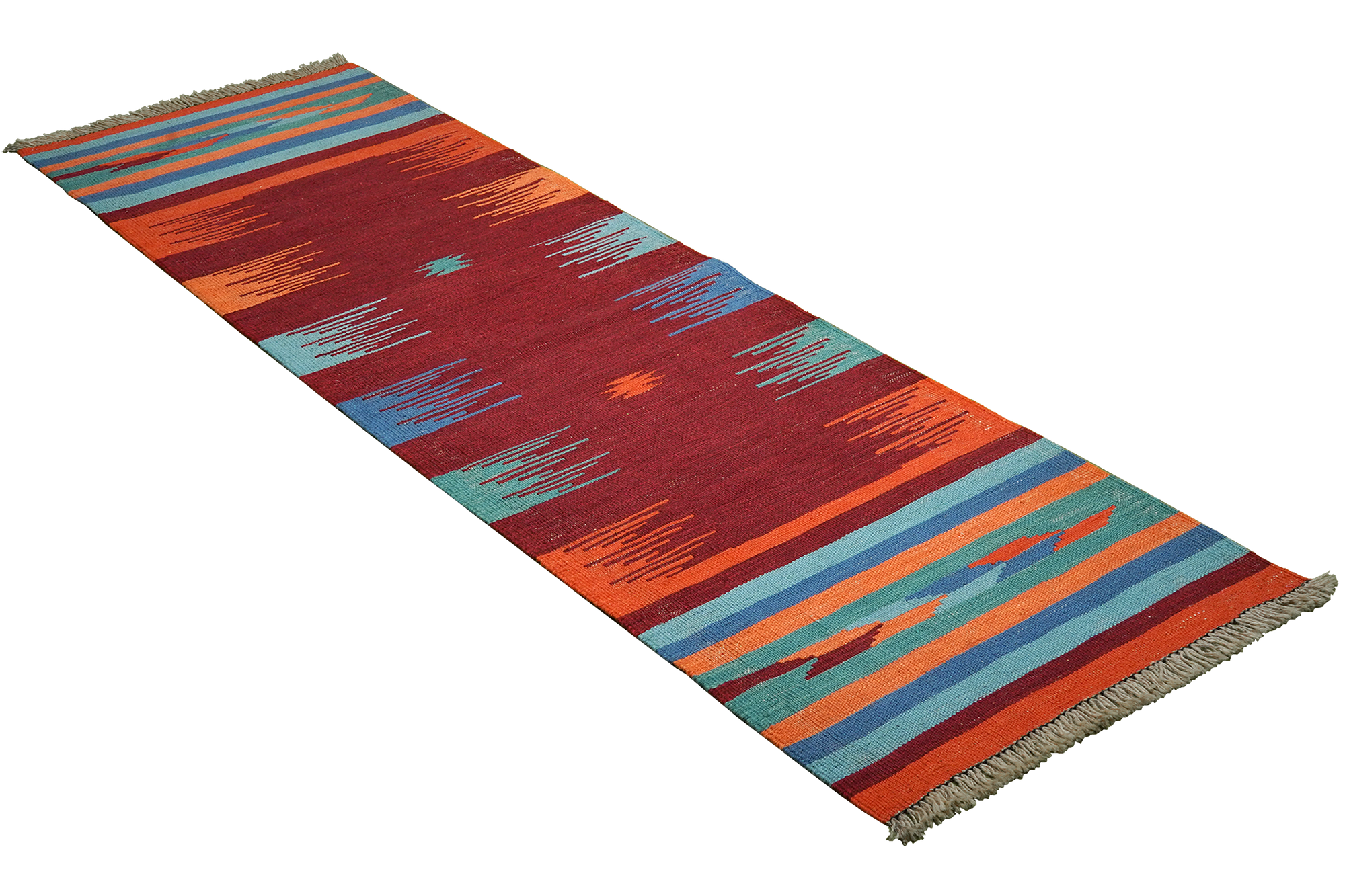 Kilim Gashgai Teppich Mehrfarbig 2