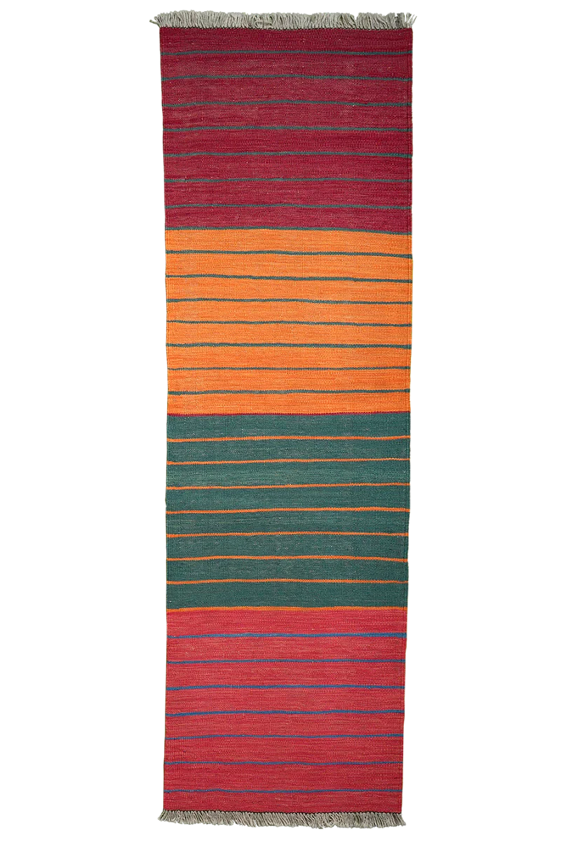 Kilim Gashgai Teppich Mehrfarbig 0