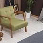 Kemer Sessel Holzfurnier Grün 1