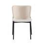 Polsterstuhl MOUZON 2er-Set Samt Walli: Creme Schwarz 1