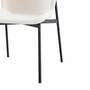 Polsterstuhl MOUZON 2er-Set Samt Walli: Creme Schwarz 5
