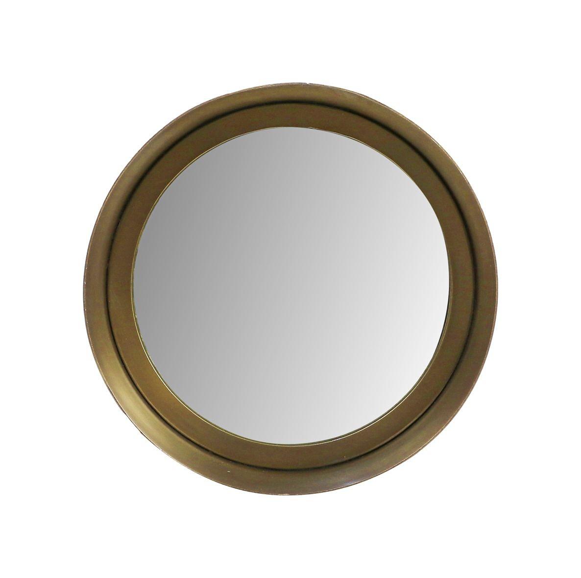 Fletcher Runder Spiegel Metall Gold ø20cm 0
