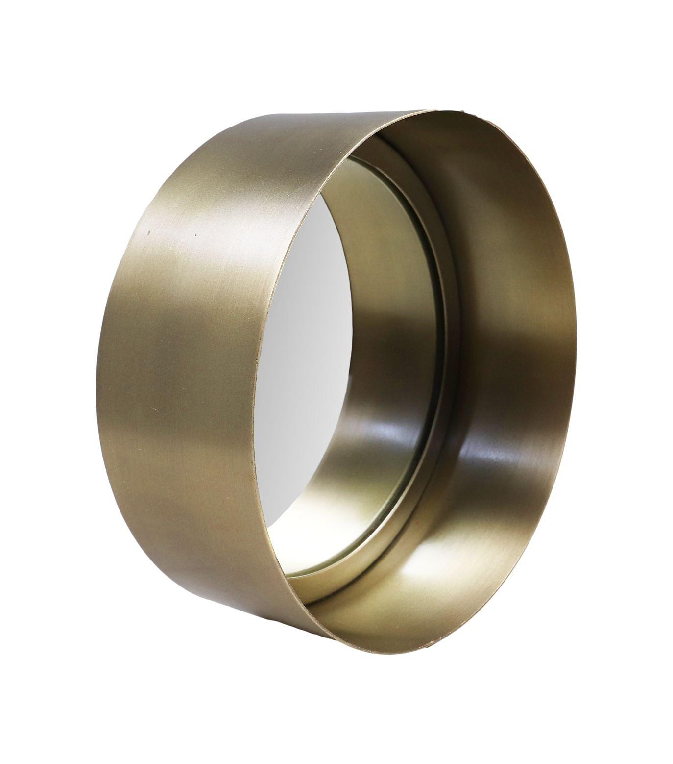 Fletcher Runder Spiegel Metall Gold ø20cm 1