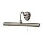 2-light wall lamp steel brass 0
