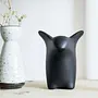 Curious Penguin Dekofigur 3D Druck Schwarz 
 1
