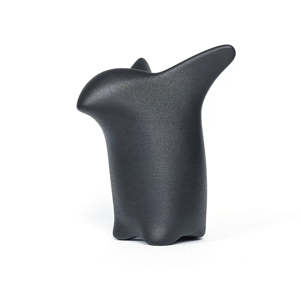 Curious Penguin Dekofigur 3D Druck Schwarz 
 2