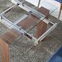 Dining table glass brown 6