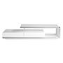 Lowboard Chrome-plated steel White 2